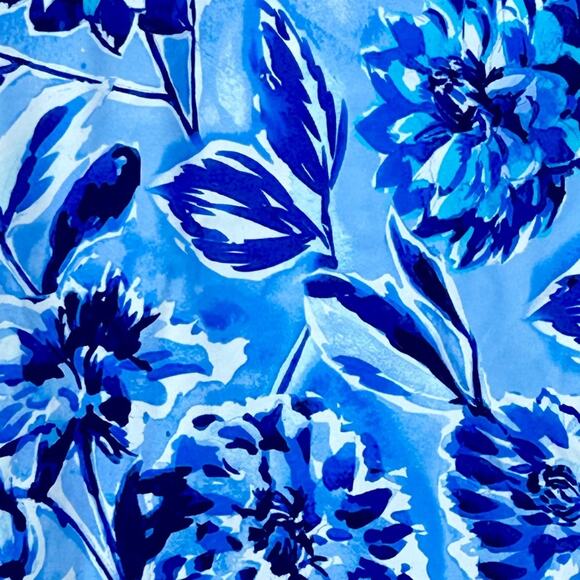 Andie Swim 'The Baia' One-Piece Swimsuit in Blue Floral - Size Small NWT - Picture 6 of 10